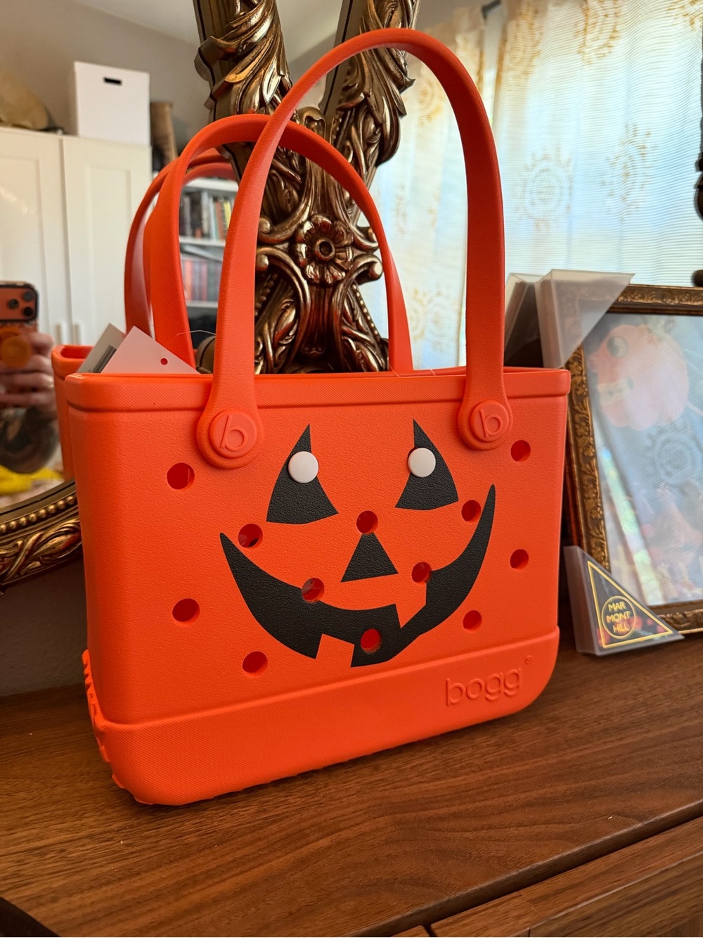 Pumpkin Bitty Bogg Bag NWT